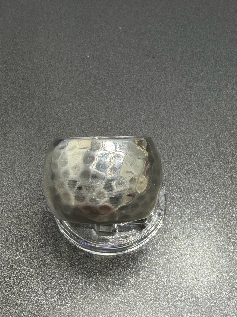 Silpada 925 sterling Bright Spot Cigar band ring size 7  #26STR